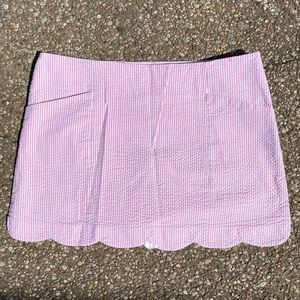 Lilly Pulitzer seersucker skort, size 10